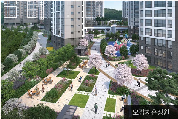 클러스터용인 경남아너스빌 오감치유정원